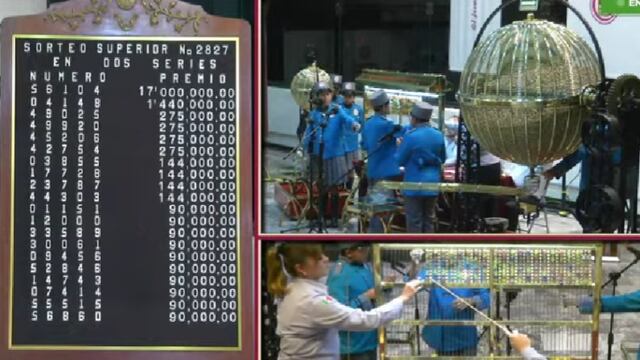 Resultados Sorteo Superior 2827 de Lotería Nacional: Ganadores de hoy 15 de noviembre