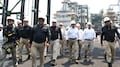 Juan Carlos Carpio supervisa Refinería Olmeca