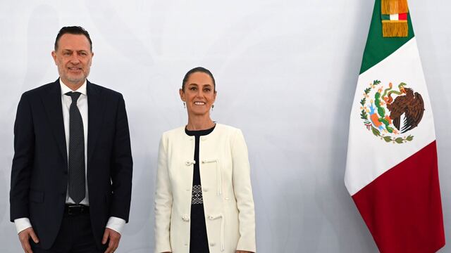 Claudia Sheinbaum y Mauricio Kuri.
