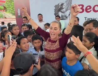 Claudia Sheinbaum inicia gira por Chiapas con recibimiento en Tapachula