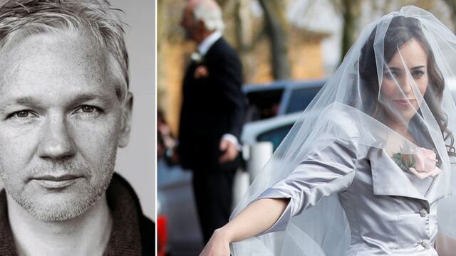 Julian Assange y Stella Moris se casaron en Belmarsh