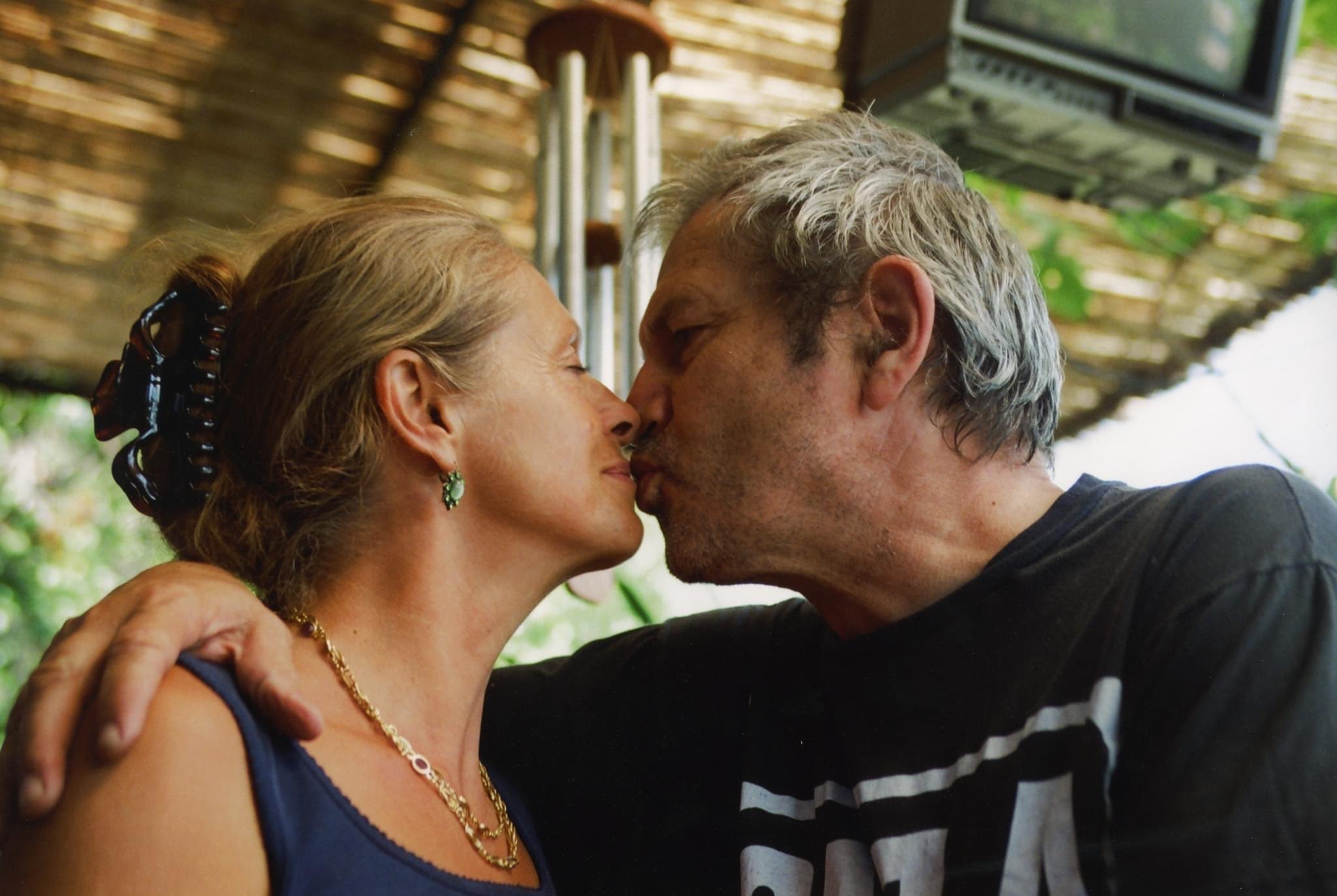 Ben Vautier y su esposa Annie