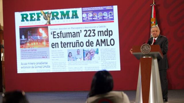 El presidente López Obrador