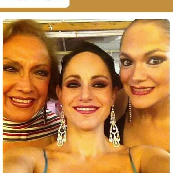 Lolina Jiménez, Lolita Cortés y Laura Cortés.