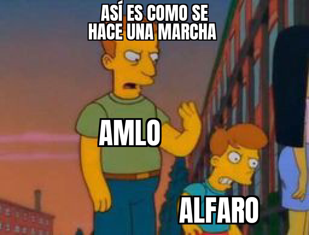 Memes de la marcha de AMLO