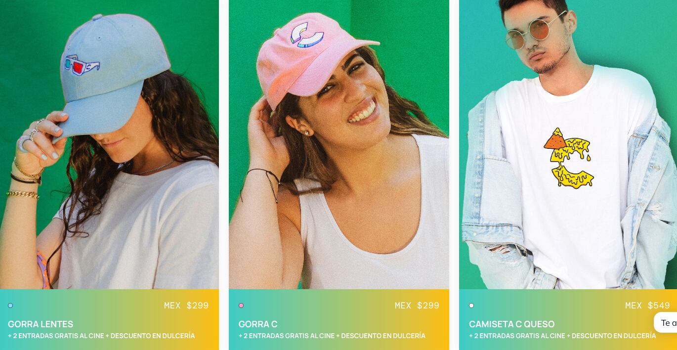 Esta es la nueva línea de ropa de Cinépolis