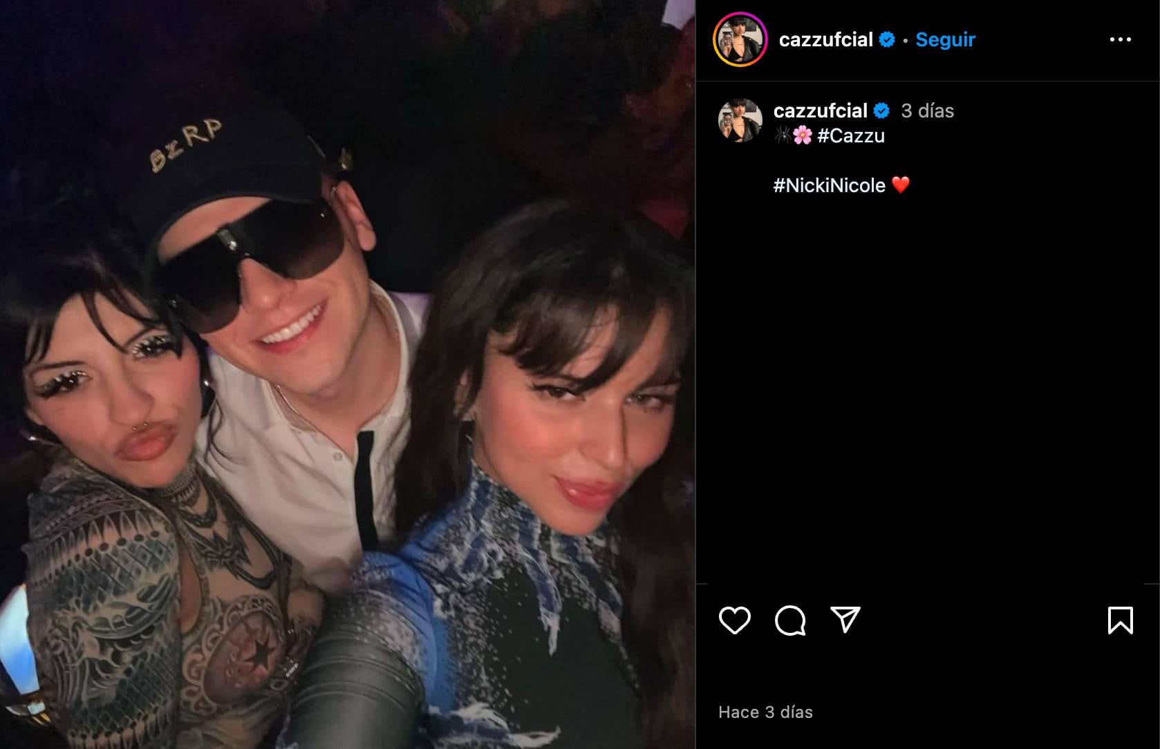 Foto antigua de Cazzu y Bizarrap generó rumores sobre una colaboración