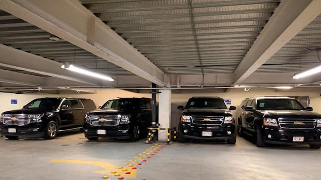 Camionetas del Gobierno federal