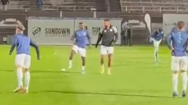 Calentamiento de Edwin Cardona