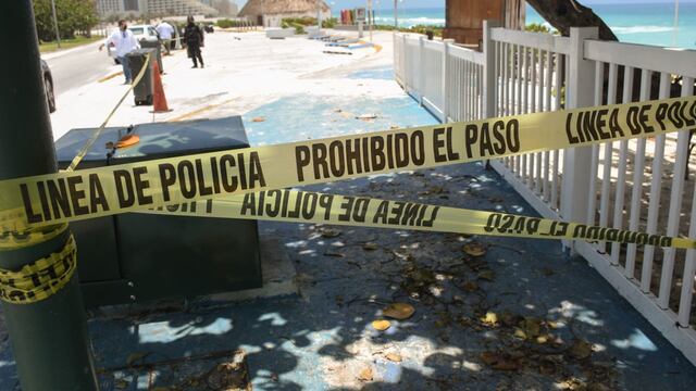 Cierre de playa en México