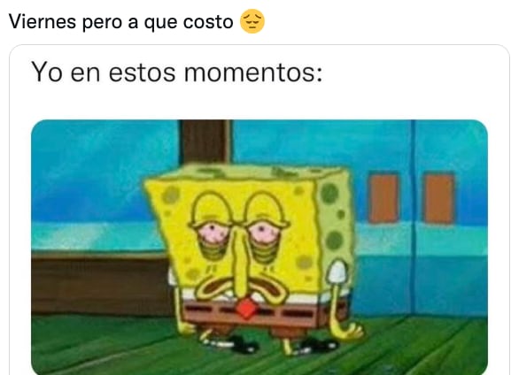 Meme de "Viernes pero a qué costo"
