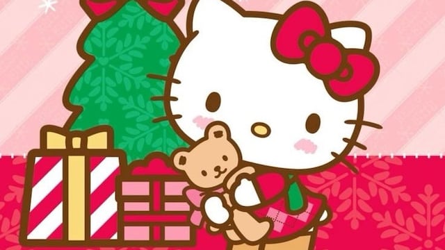 8 tarjetas navideñas de Hello Kitty para imprimir y regalar a tus seres queridos en Navidad