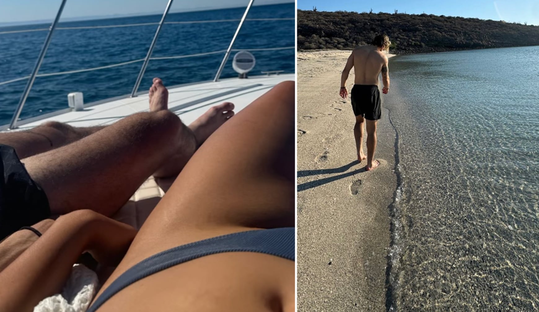 Cade Coweel de vacaciones con su novia