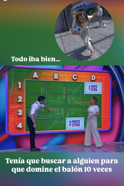 Jimena Longoria sufre caída tras cumplir reto en Venga La Alegría
