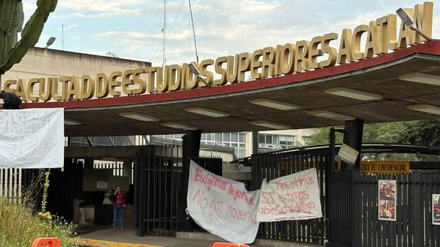 FES Acatlán en paro estudiantil