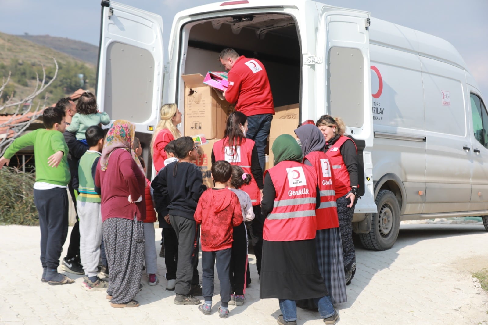 Labor de la Media Luna Roja en Turquía