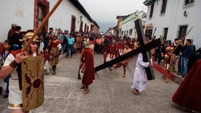 Viacrucis en Chiapas