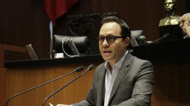 Clemente Castañeda, coordinador del Grupo Parlamentario de Movimiento Ciudadano en el Senado.