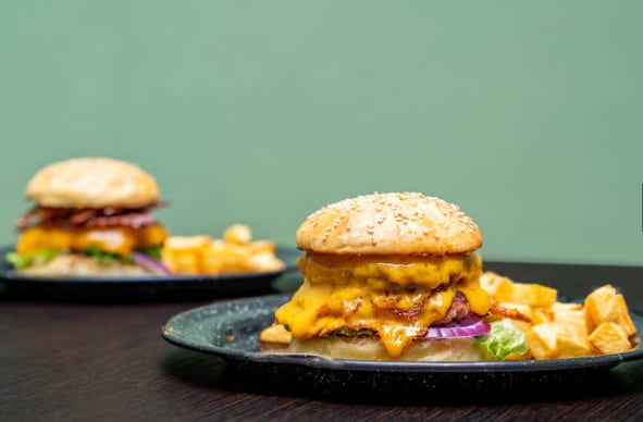 Margarita, una de las hamburguesas de la colaboración Makan y Margarita Burgers