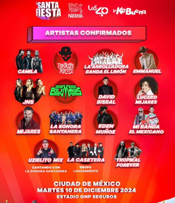La Santa Fiesta de Los40 y La KeBuena