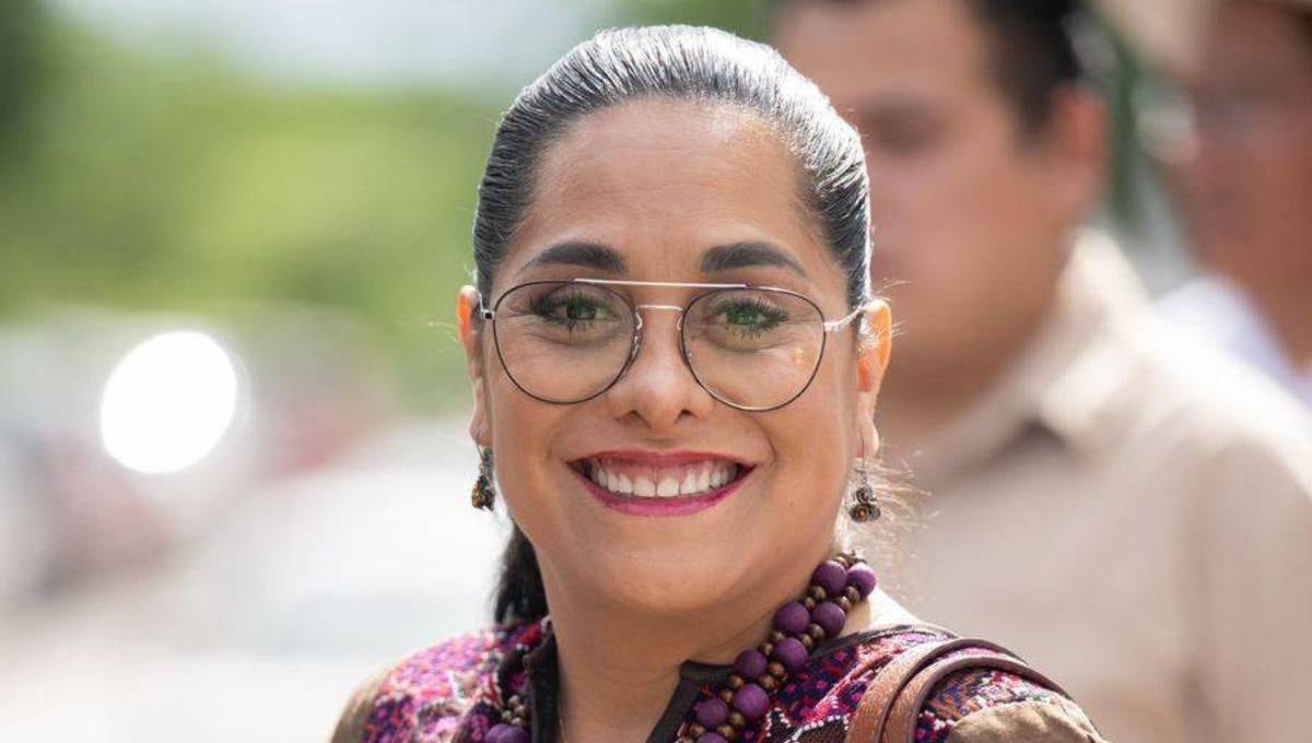 Sandra Luz Falcón, senadora por el Estado de México