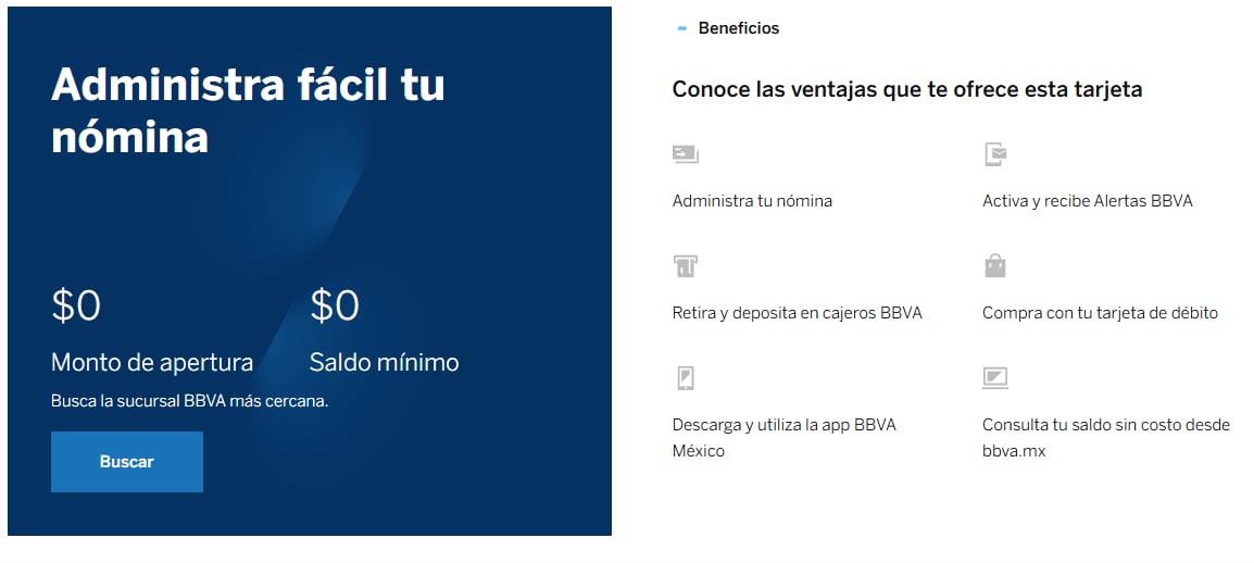 Beneficios tarjeta BBVA