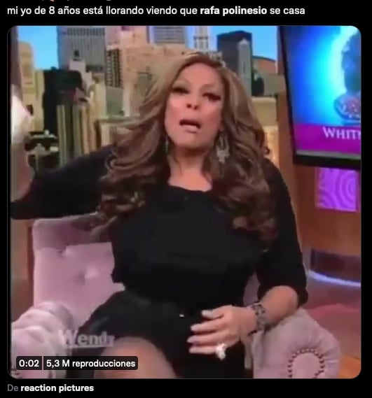 Reacción a boda de Rafa Polinesio.