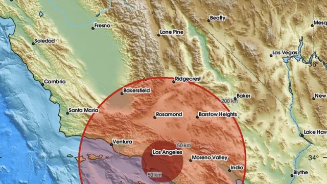 Temblor hoy en California