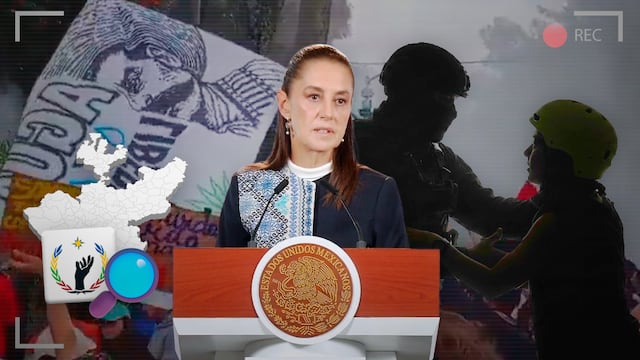 Claudia Sheinbaum informa que la CNDH ya investiga la violencia en la protesta de Jalisco.