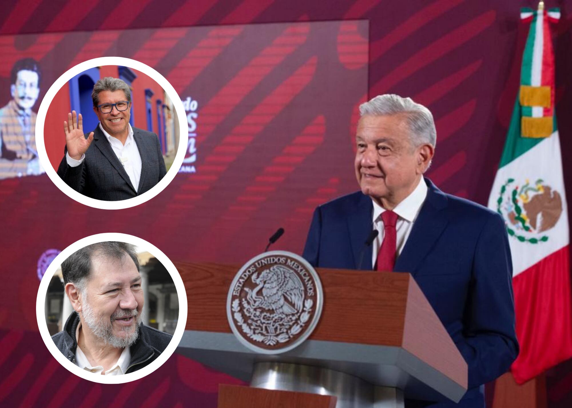 AMLO destapa a Ricardo Monreal y Gerardo Fernández Noroña como presidenciables en elecciones 2024