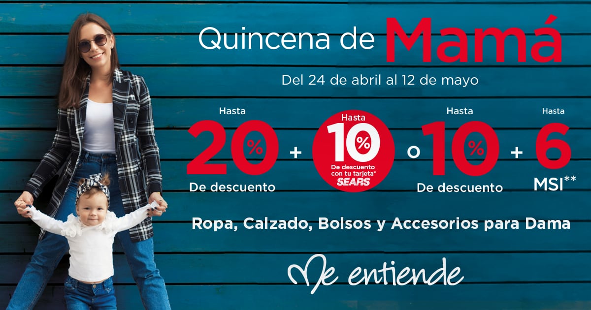Quincena de Mamá en Sears
