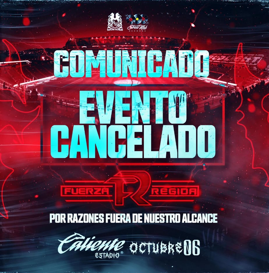 Fuerza Regida cancela concierto en Tijuana por amenazas de muerte