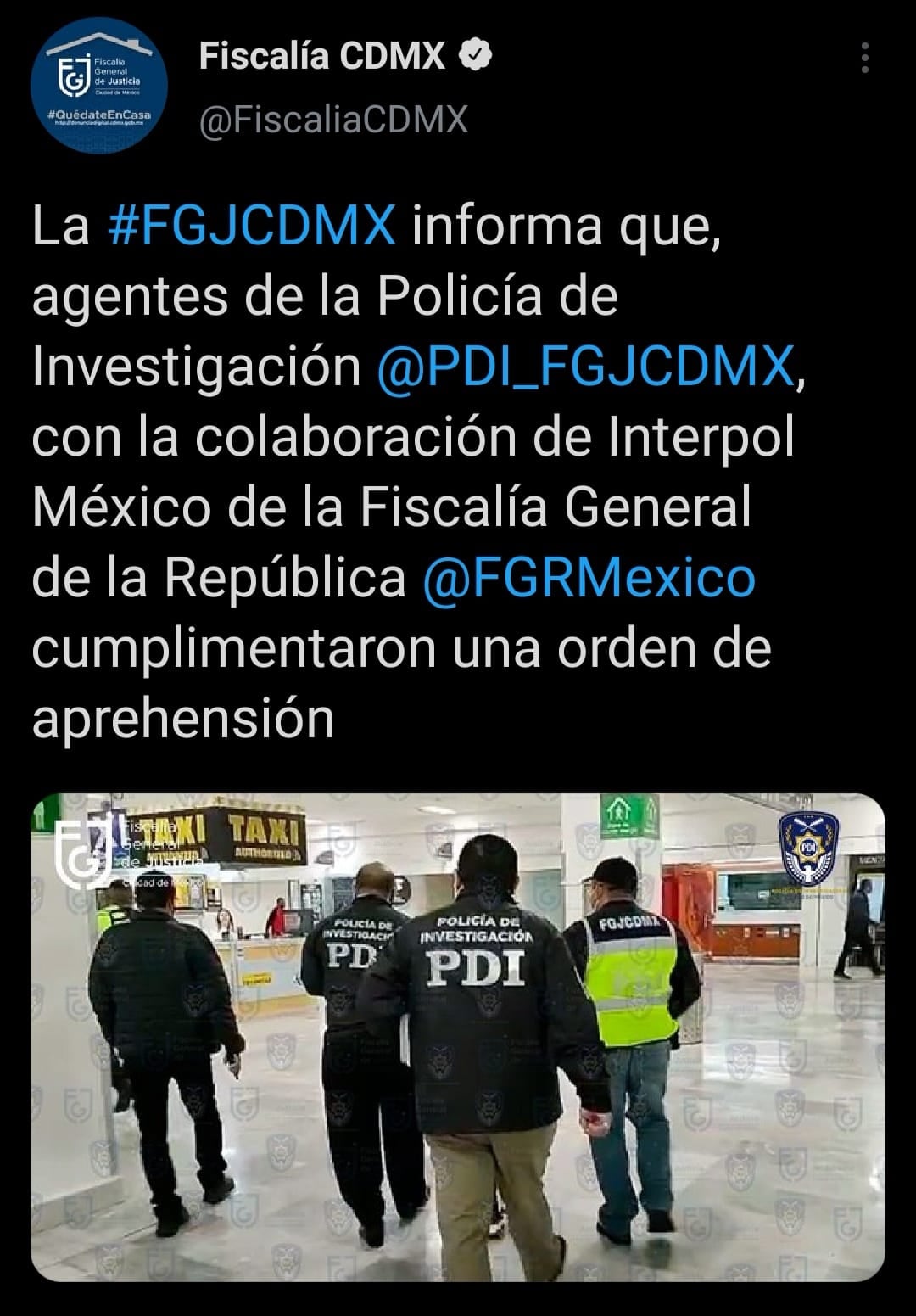 Detención de uno de los violadores de Ainara