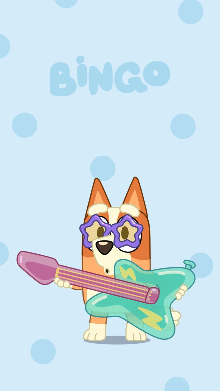 Fondo de pantalla de Bingo, hermana de Bluey