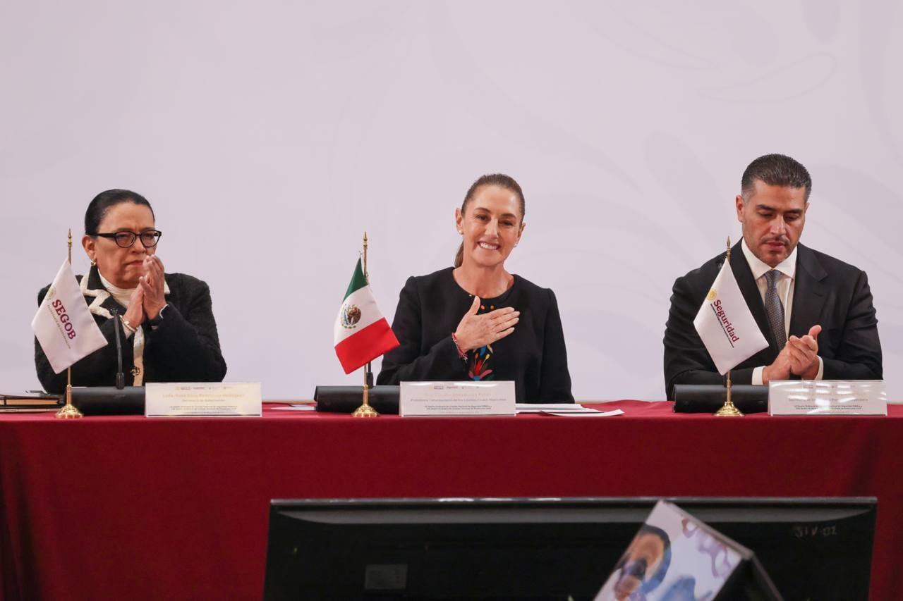 Evelyn Salgado destaca baja de homicidios y apoyo en emergencias con coordinación federal.