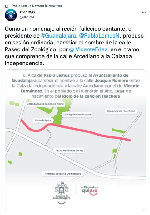 Avenida Vicente Fernández