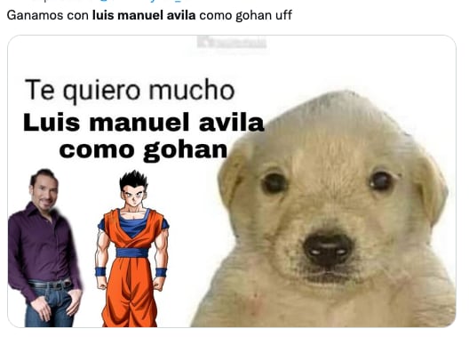 Usuarios festejan que Luis Manuel Ávila sea la voz de Gohan
