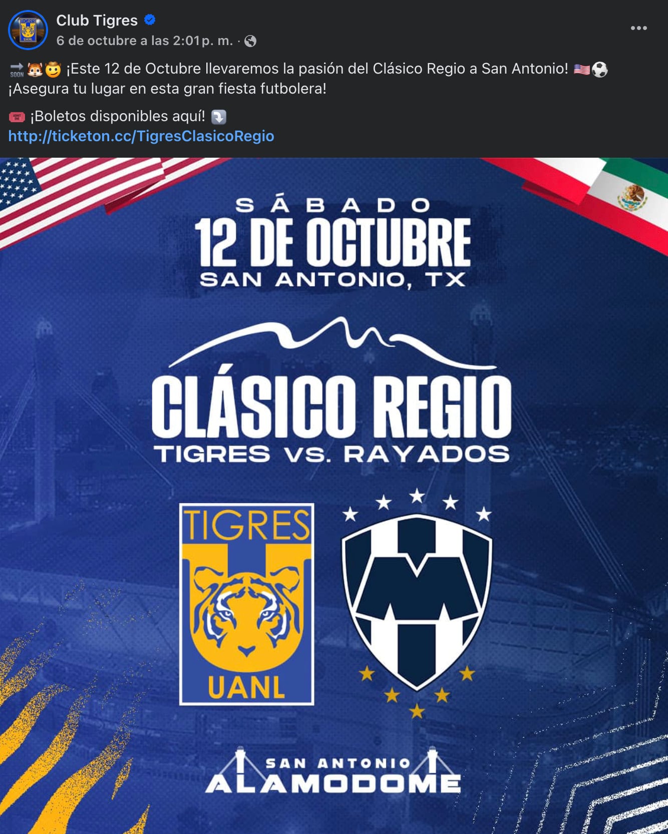 Clásico Regio en Estados Unidos