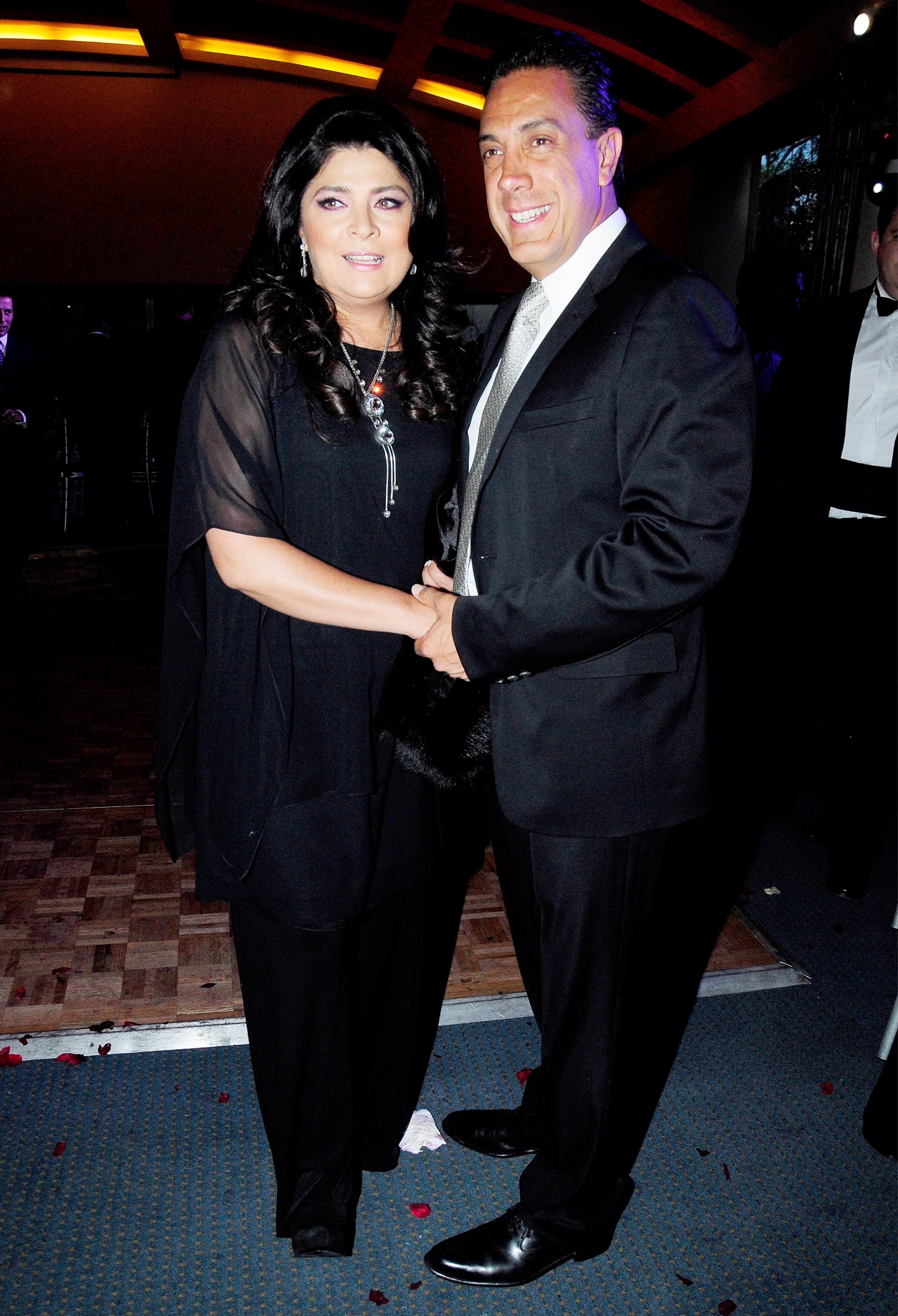Victoria Ruffo y Omar Fayad