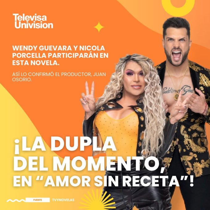Juan Osorio confirmó que Wendy Guevara y Nicola Porcella saldrán en la misma telenovela.