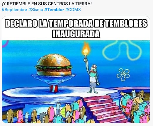 Memes por sismo en septiembre