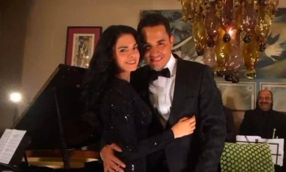 Livia Brito y Danny Frank