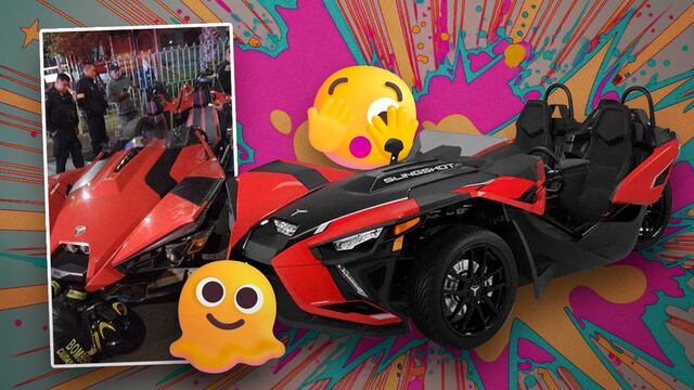 Accidente en CDMX; auto Polaris choca contra camellón