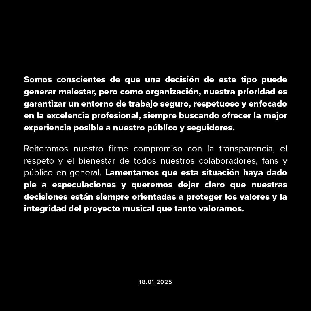 Ex guitarrista acusa a Carín León de despido injustificado y discriminación