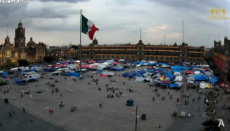 CNTE en Zócalo CDMX