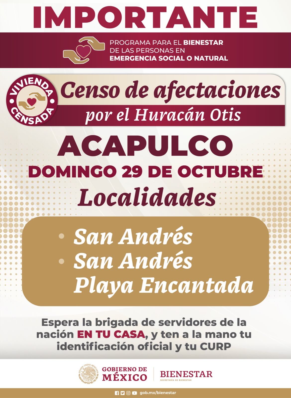 Estos son los lugares de Guerrero que los servidores de la nación visitarán