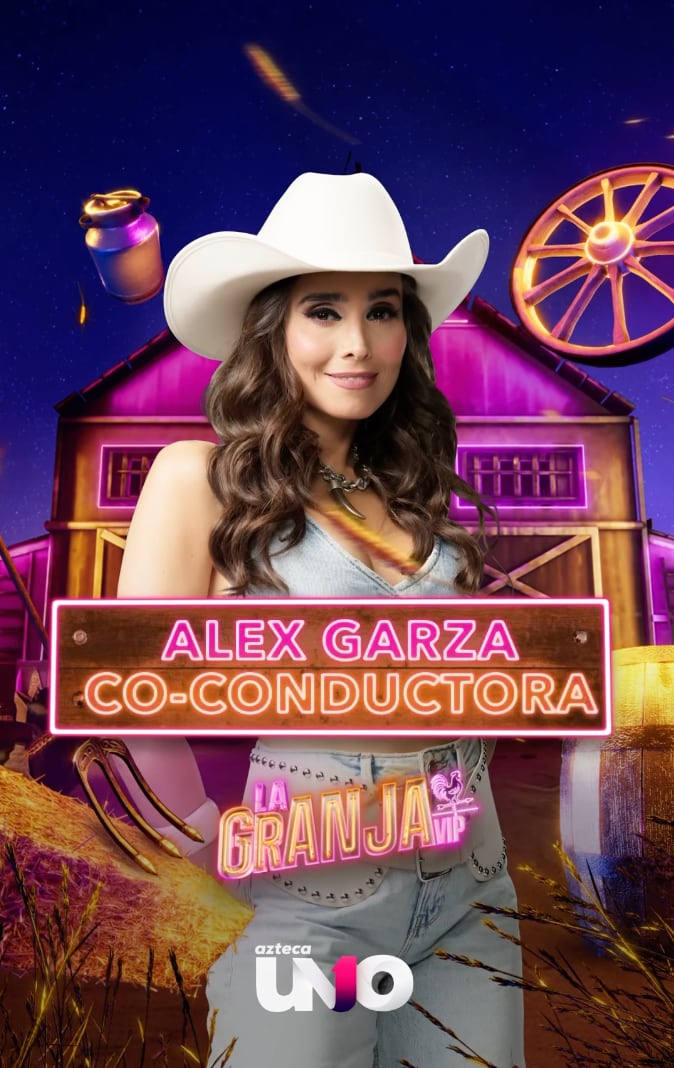 Alex Garza, co-conductora La Granja VIP