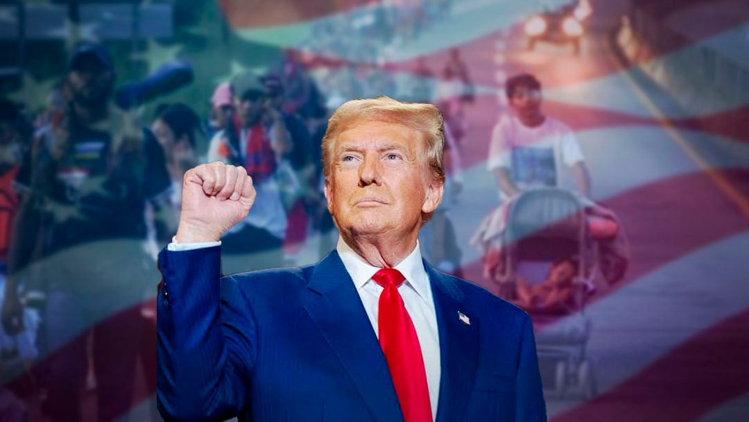 Donald Trump se burló del calvario de migrantes en Estados Unidos