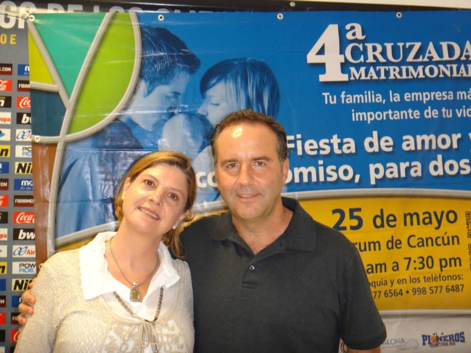 Esteban Arce y su esposa María de las Nieves Santisteban.