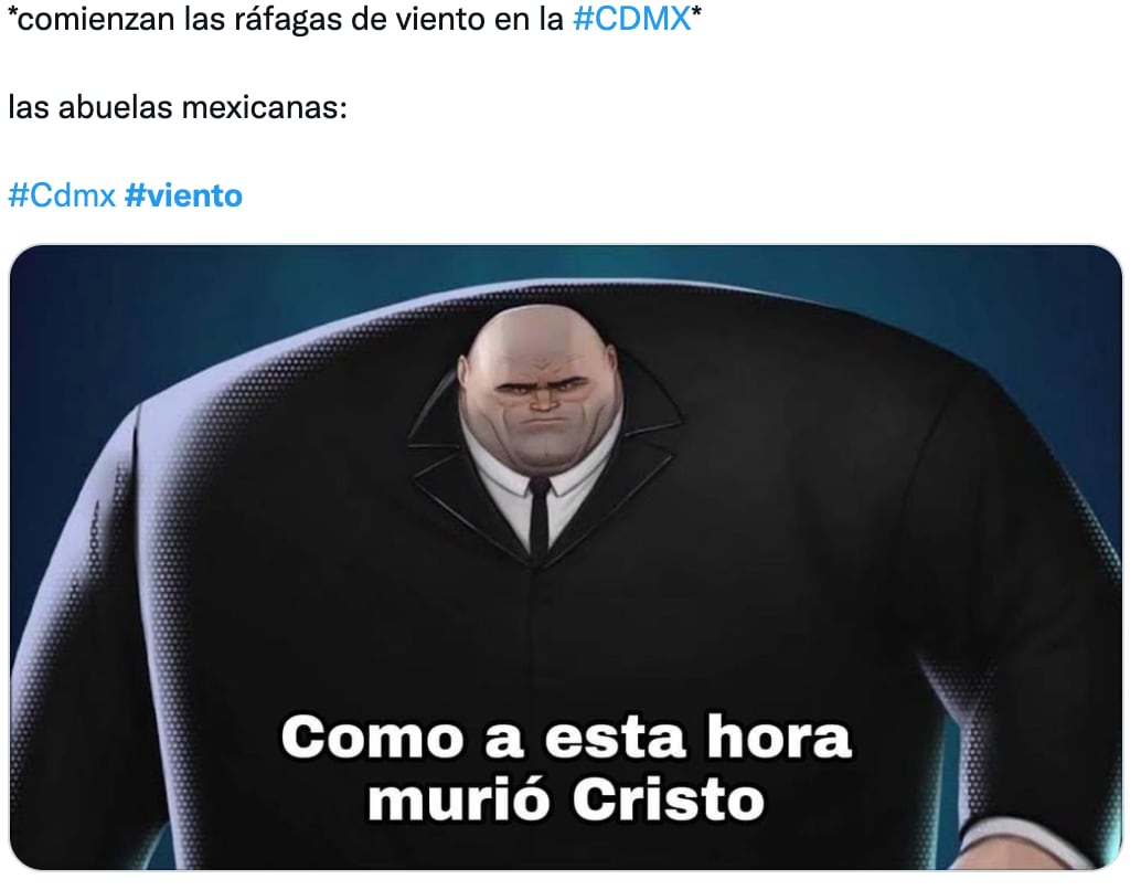 memes sobre el viento en CDMX el 22 de mayo 2022